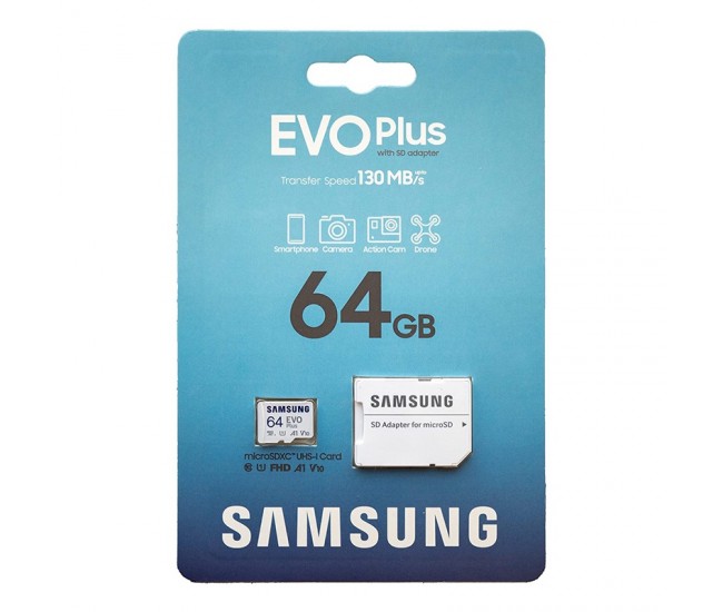 MICRO SD CARD 64GB UHS-1 EVO PLUS SAMSUNG 