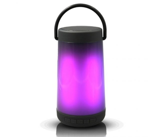 BOXA BLUETOOTH PORTABILA FULL LED PLATINET 