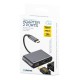 ADAPTOR TIP C - HDMI 4K 30HZ SI VGA (SIMULTAN) 
