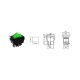 INTRERUPATOR IRS-201-1A VERDE INTRERUPATOR IRS-201-1A VERDE
