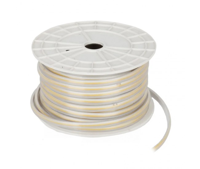 BANDA LED COB FLEXIBILA 10MM 3000K IP65 ROLA 100M 