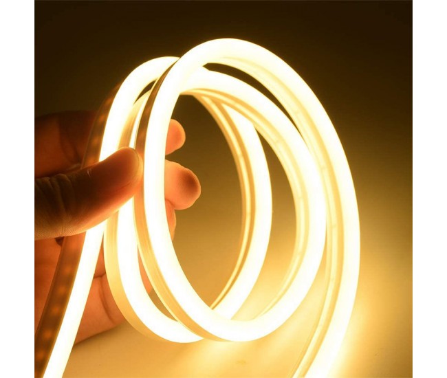 BANDA LED COB FLEXIBILA 10MM 3000K IP65 ROLA 100M 