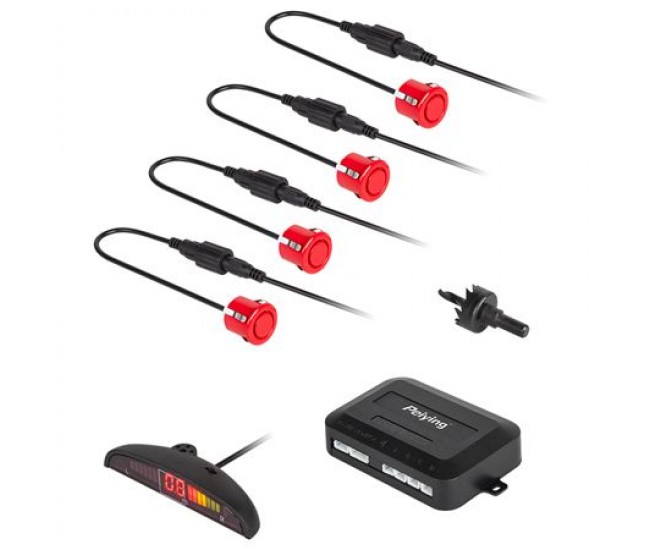 SISTEM PARCARE DISPLAY LED 4 SENZORI ROSII SISTEM PARCARE DISPLAY LED 4 SENZORI ROSII