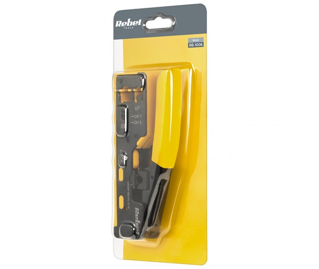 CLESTE SERTIZARE RJ45 RJ12 PASS-THROUGH REBEL 