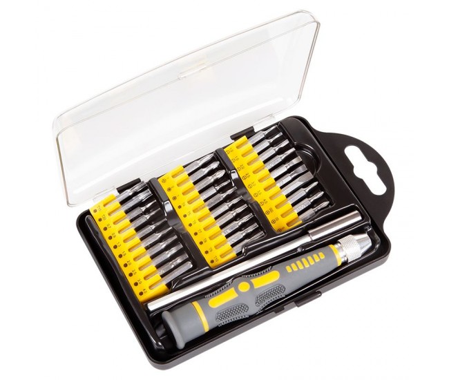 SET SURUBELNITA SI BITI PRECIZIE 32 PIESE REBEL 