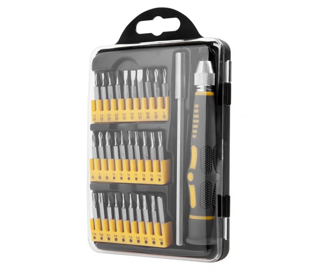 SET SURUBELNITA SI BITI PRECIZIE 32 PIESE REBEL 