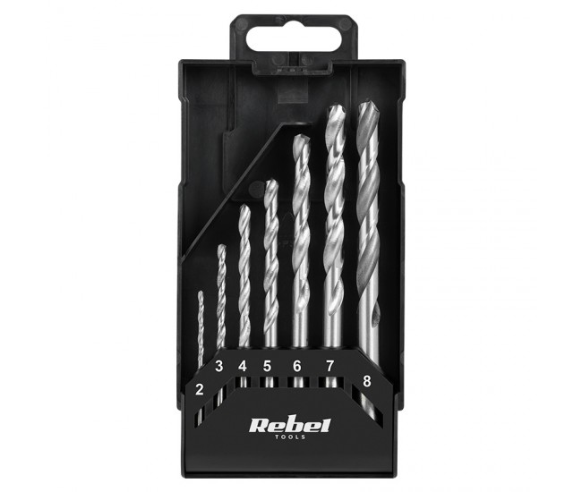 SET 7 BURGHIE METAL 2-8MM REBEL 