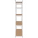 RAFT METALIC 5 POLITE 750KG MDF 180X90X40 ALB REBEL 