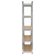 RAFT METALIC 5 POLITE MDF 150X70X30 750KG REBEL 