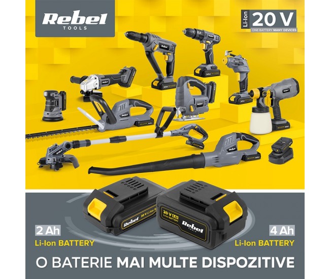 ACUMULATOR UNIVERSAL SCULE REBEL 20V 4A 