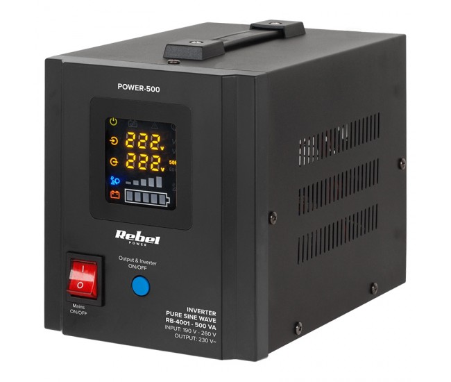 UPS CENTRALE SINUS PUR 500VA 300W 12V REBEL 