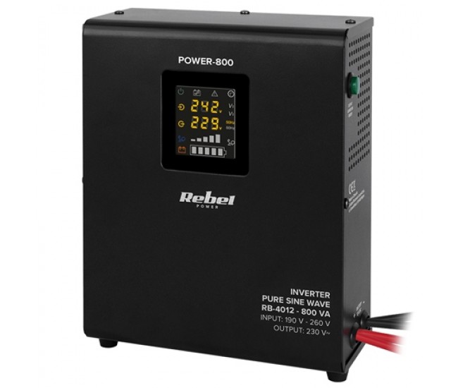 UPS CENTRALE SINUS PUR 800VA 500W 12V REBEL 