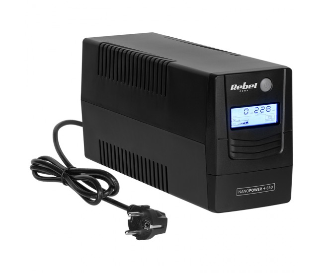 UPS OFFLINE NANOPOWER PLUS 850 (850VA/480W) REBEL 