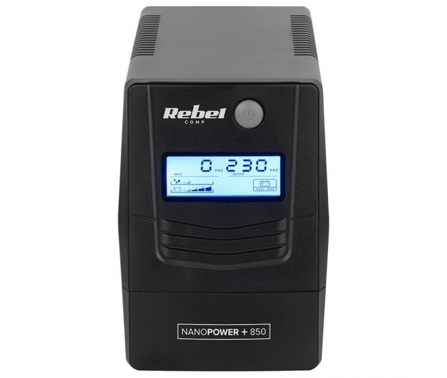 UPS OFFLINE NANOPOWER PLUS 850 (850VA/480W) REBEL 