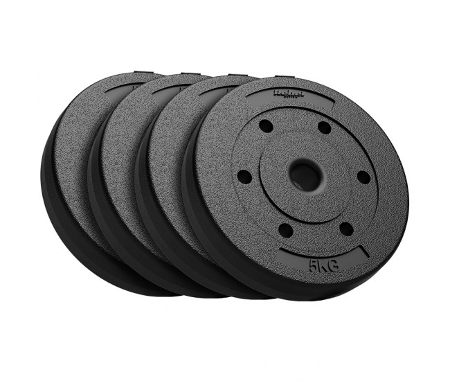 DISC GREUTATE COMPOZIT SET 4 X 5 KG REBEL ACTIVE 