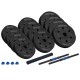 HALTERE REGLABILE CU CONECTOR 2 X 10 KG REBEL ACTIVE 