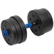 HALTERE REGLABILE CU CONECTOR 2 X 10 KG REBEL ACTIVE 