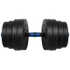 HALTERE REGLABILE CU CONECTOR 2 X 15 KG REBEL ACTIVE 