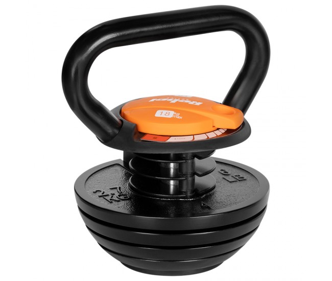 KETTLE BELL AJUSTABIL 6 TALERE 3.5-18KG REBEL ACTIVE 