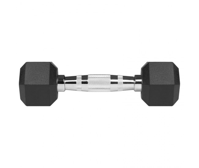 GANTERE DUMBBELL HEX FONTA CAUCIUCATA 2X2KG REBEL ACTIV 