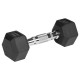 GANTERE DUMBBELL HEX FONTA CAUCIUCATA 2X3KG REBEL ACTIV 