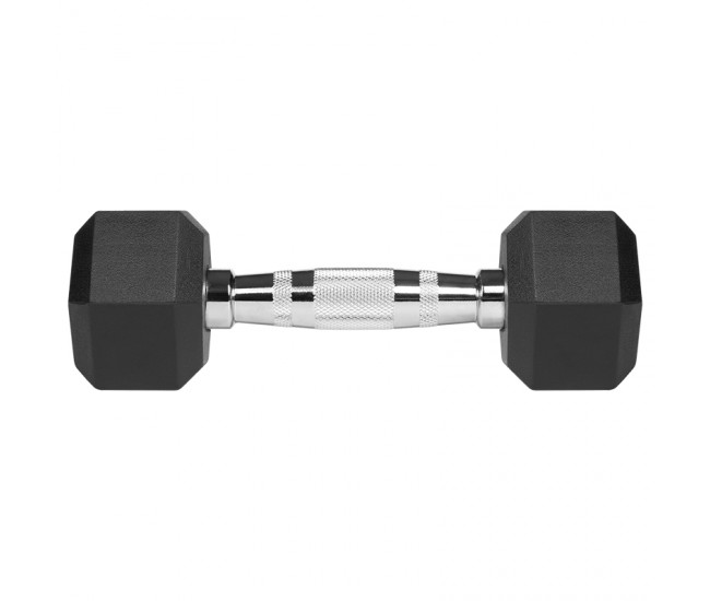 GANTERE DUMBBELL HEX FONTA CAUCIUCATA 2X3KG REBEL ACTIV 