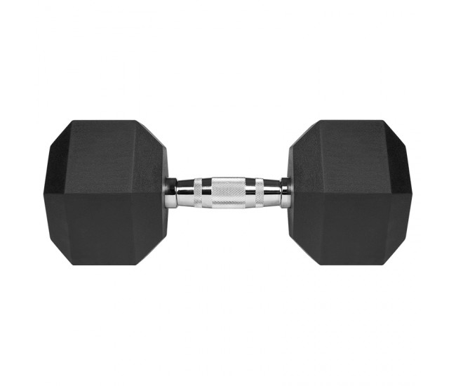 GANTERE DUMBBELL HEX FONTA CAUCIUCATA 20KG REBEL ACTIVE 