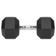 GANTERE DUMBBELL HEX FONTA CAUCIUCATA 25KG REBEL ACTIVE 