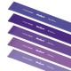 SET 5 BENZI ELASTICE LATEX MINI BAND 2-18KG REBEL ACTIV 
