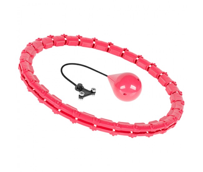 CERC FITNESS SMART HULA HOOP 50 CM ROZ REBEL ACTIVE 