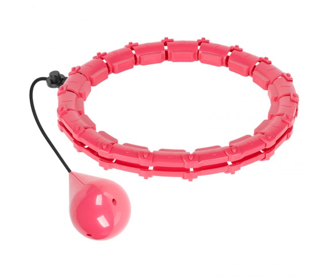 CERC FITNESS SMART HULA HOOP 50 CM ROZ REBEL ACTIVE 