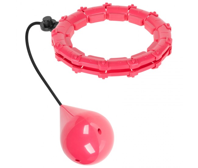 CERC FITNESS SMART HULA HOOP 50 CM ROZ REBEL ACTIVE 