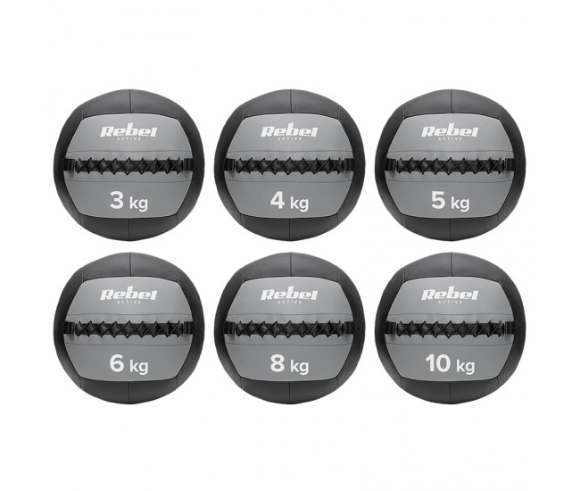 MINGE MEDICINALA PENTRU EXERCITII 3 KG REBEL ACTIVE 