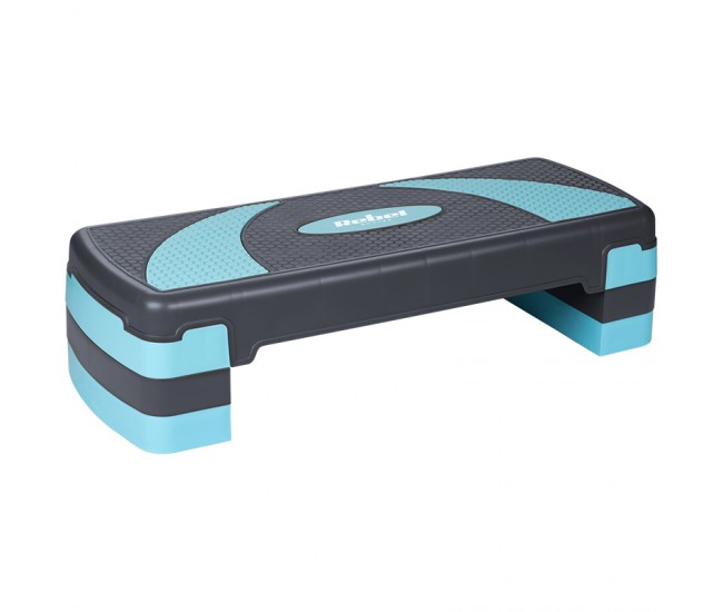 STEPPER AEROBIC 3 NIVELE GRI ALBASTRU REBEL ACTIVE 