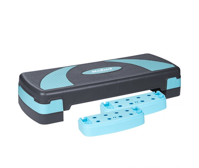 STEPPER AEROBIC 3 NIVELE GRI ALBASTRU REBEL ACTIVE 