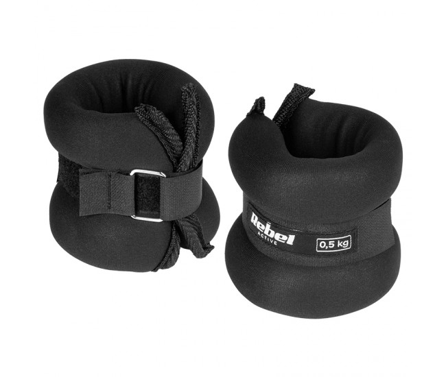 SET 2 GREUTATI INCHEIETURA 2X0.5KG REBEL ACTIVE 