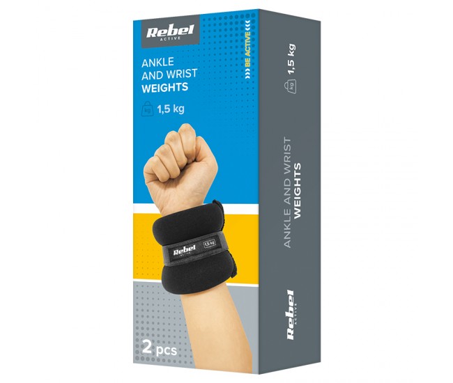 SET 2 GREUTATI INCHEIETURA 2X1.5KG REBEL ACTIVE 
