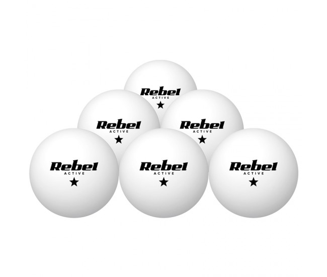 SET 6 MINGI TENIS DE MASA PING PONG REBEL ACTIVE 