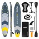 SET PLACA GONFLABILA STAND UP PADDLE SCAUN 350X80X15 CM 