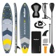 SET PLACA GONFLABILA STAND UP PADDLE SCAUN 350X80X15 CM 