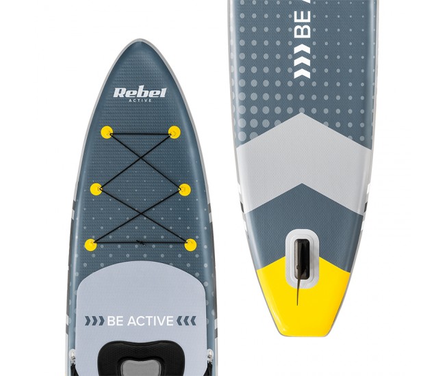 SET PLACA GONFLABILA STAND UP PADDLE SCAUN 350X80X15 CM 