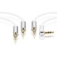 SET 2 CABLU 3.5 TATA - 3.5 TATA 0.5M SENTIVUS 