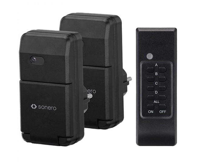 SET 2 PRIZE EXTERIOR CU TELECOMANDA 1100W SONERO 