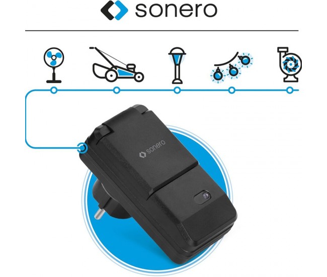 SET 2 PRIZE EXTERIOR CU TELECOMANDA 1100W SONERO 
