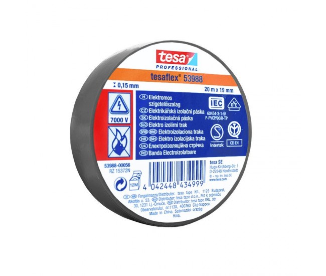 BANDA IZOLATOARE TESAFLEX 20M GRI 10BUC 