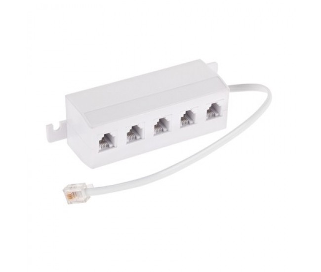 ADAPTOR TELEFONIC 6P4C - 5X 6P4C PE FIR 