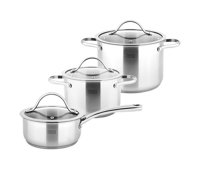 SET 3 OALE INOX 18/10 TEESA COOK EXPERT MASTER 