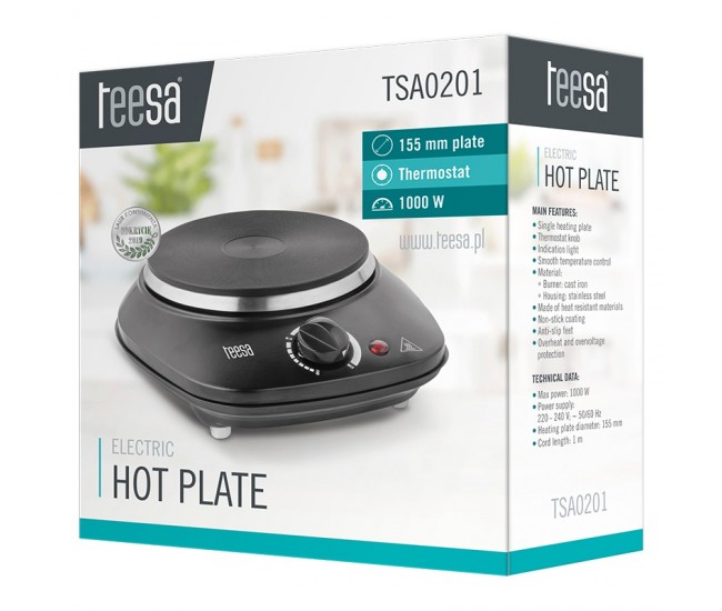 PLITA ELECTRICA 1000W TEESA 
