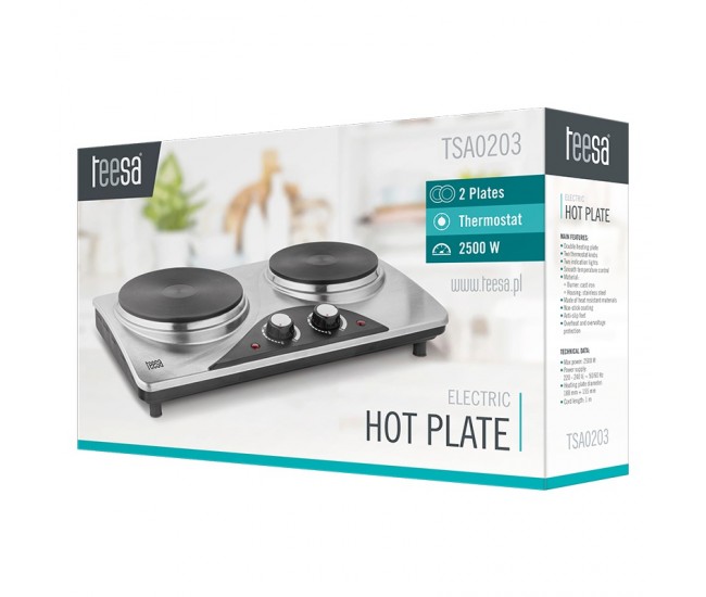 PLITA ELECTRICA DUBLA 2500W TEESA 