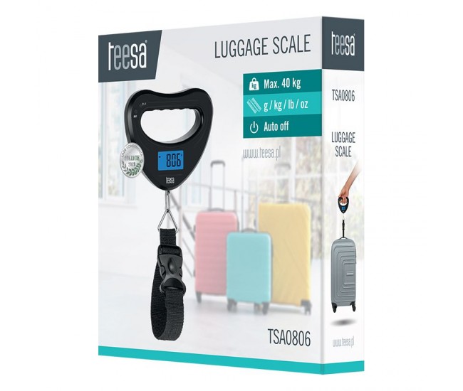 CANTAR BAGAJ MAX 40KG TEESA CANTAR BAGAJ MAX 40KG TEESA